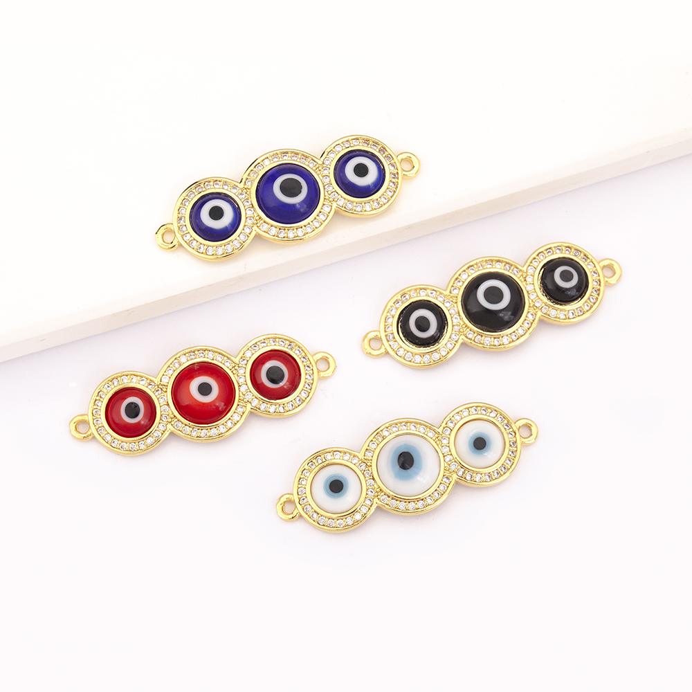 Men Accessories Evil Eye - Plump Pease Shaped Evil Eye Pea