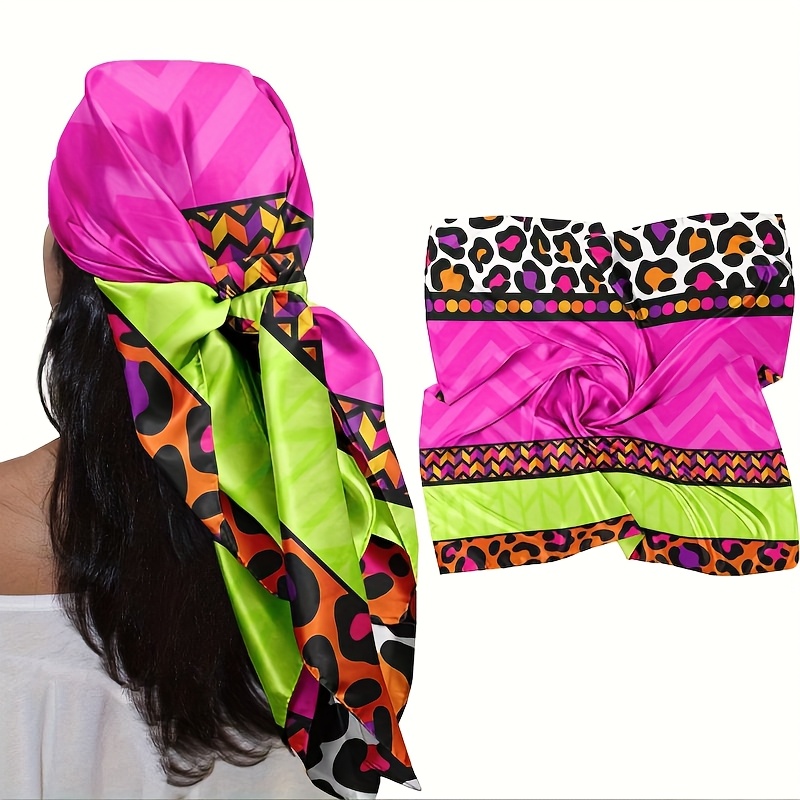Men Accessories All - Extra Large 35-Inch Square Scarf -
