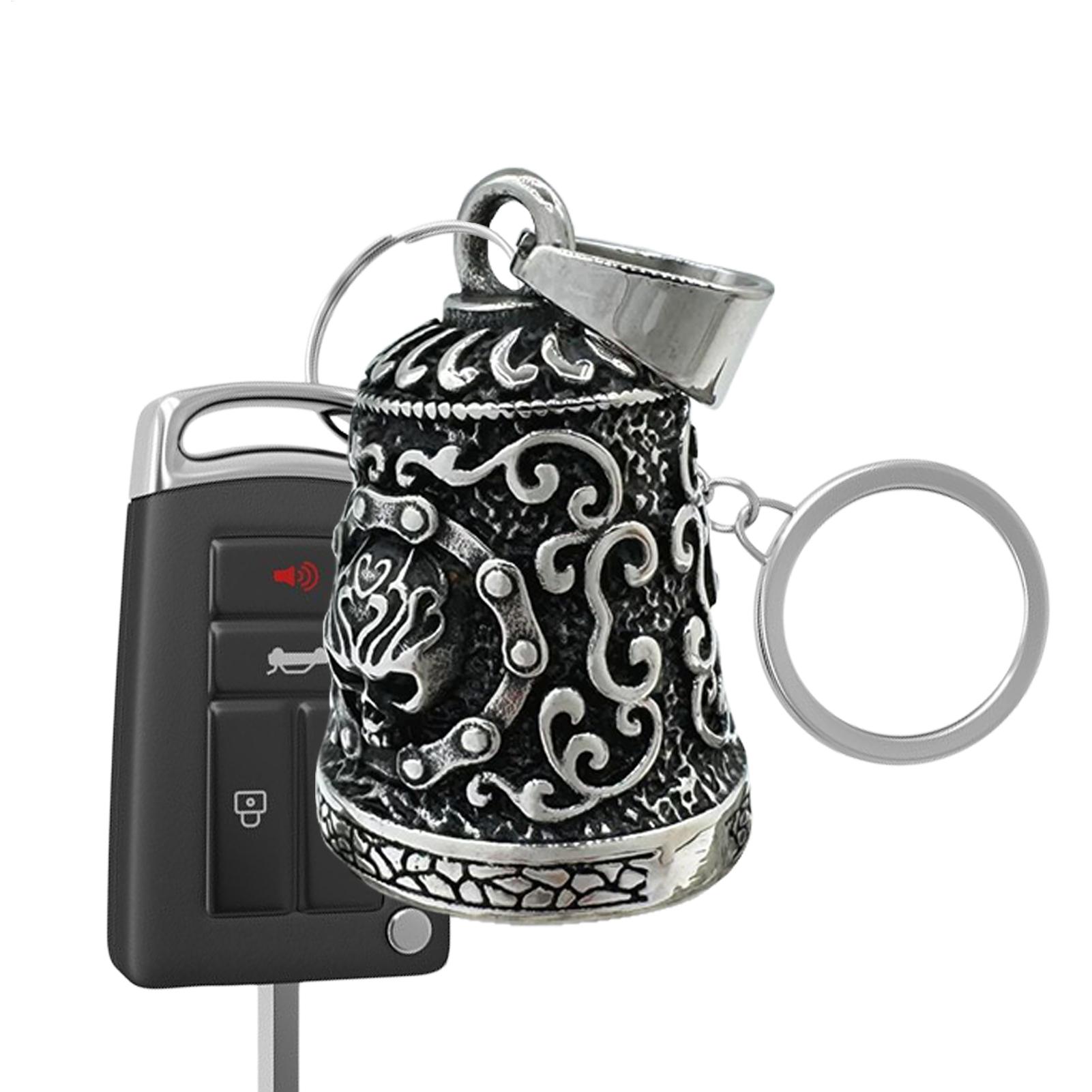 Men Accessories Hand - Skull Bell Charm Motorcycle Bells Decor