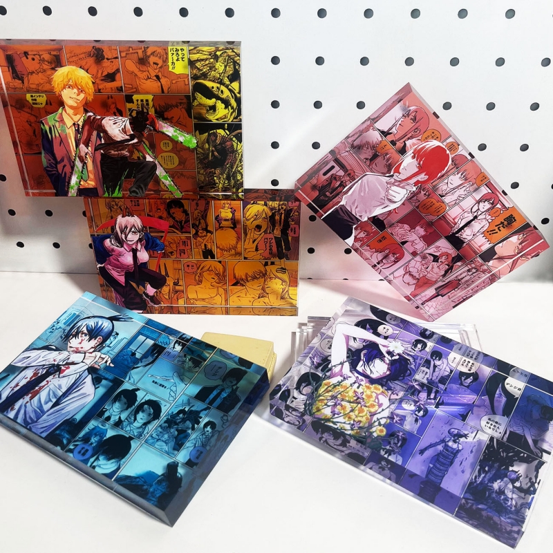 Men Accessories Collection - Chainsaw Man Acrylic Block Desktop Ornament