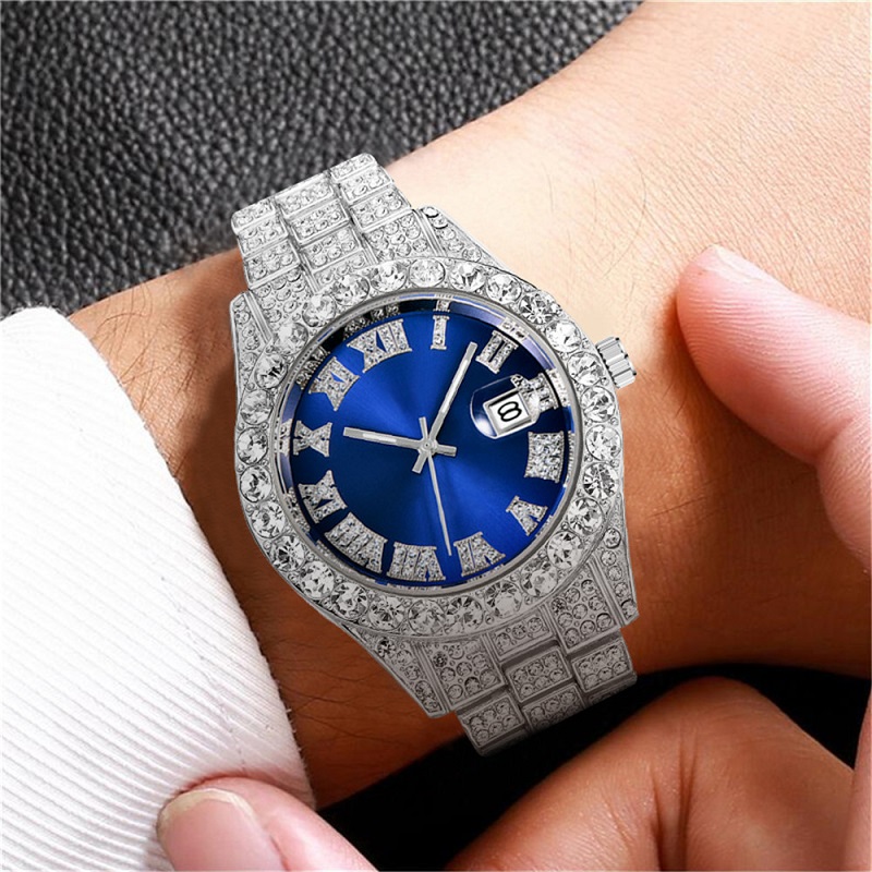 Hip hop Watch Male watch luxur – Men'S Accessories Luxury Brands Bewertung und Preis