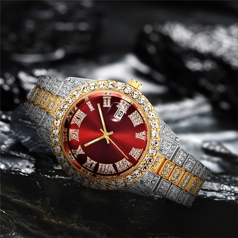 Hip hop Watch Male watch luxur – Men'S Accessories Luxury Brands Bewertung und Preis