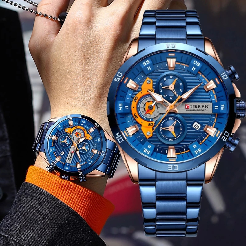 Watches For Men CURREN Man Wri – Men'S Accessories Luxury Brands Bewertung und Preis