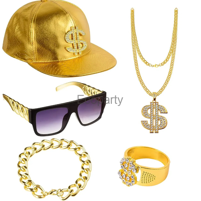 80s 90s Hip Hop Costume Access – Men'S Accessories In The 80S Bewertung und Preis