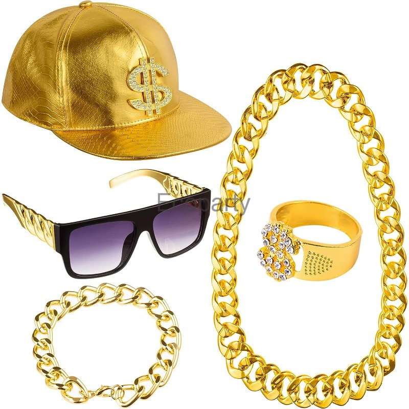 80s 90s Hip Hop Costume Access – Men'S Accessories In The 80S Bewertung und Preis