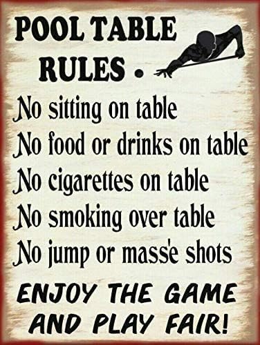 Y1,Pool Table Rules Billards C – Men Accessories Rule Bewertung und Preis