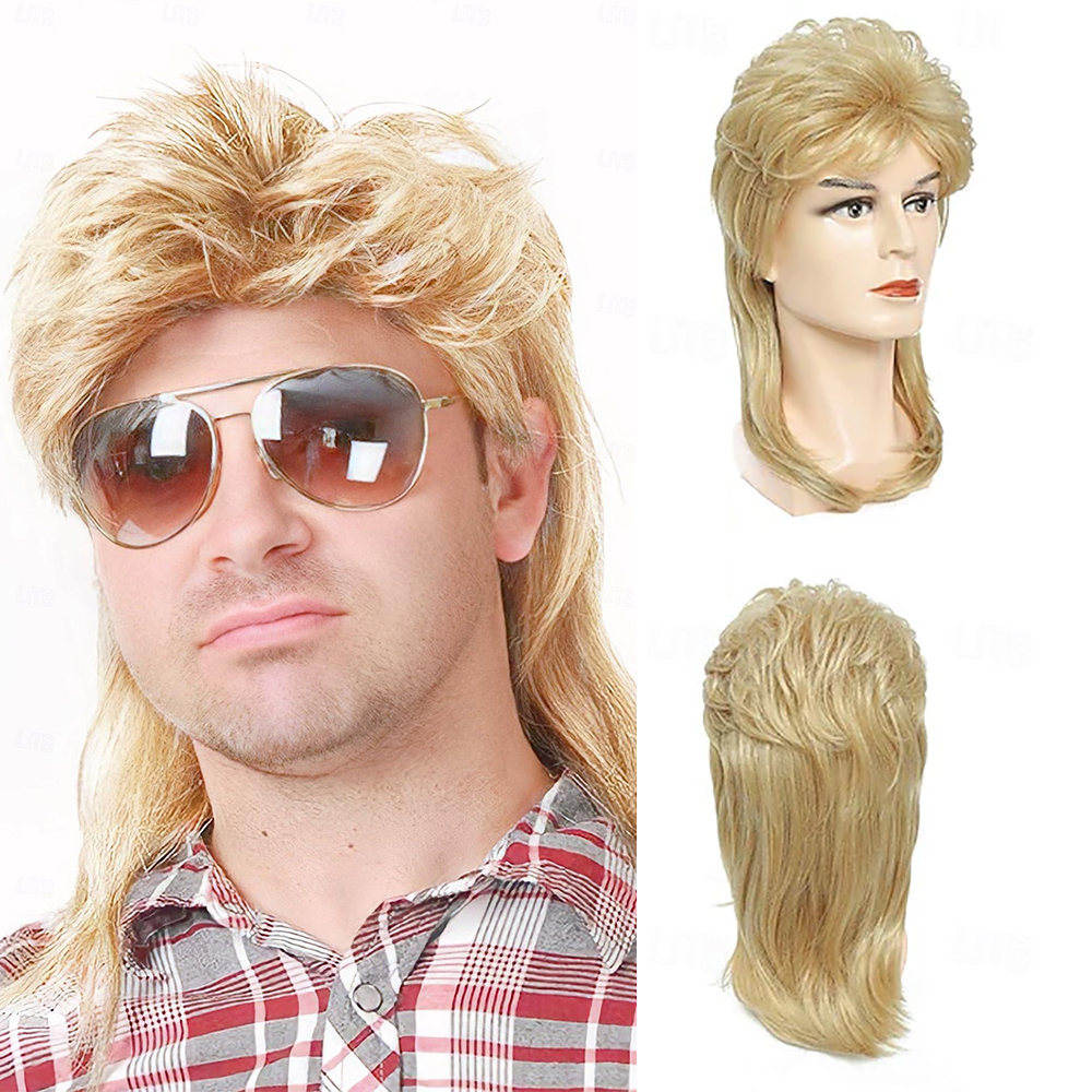 HAIRJOY Synthetic Hair Mullet  – Men'S Accessories In The 80S Bewertung und Preis