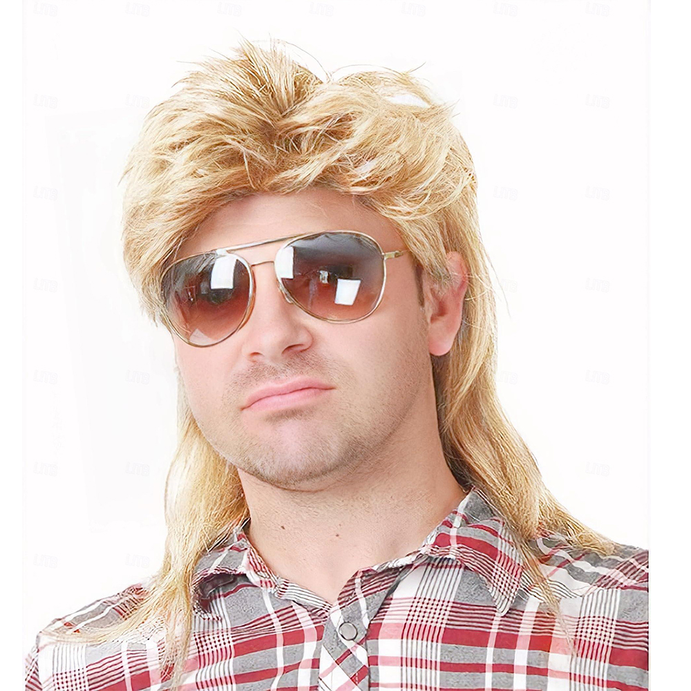 HAIRJOY Synthetic Hair Mullet  – Men'S Accessories In The 80S Bewertung und Preis