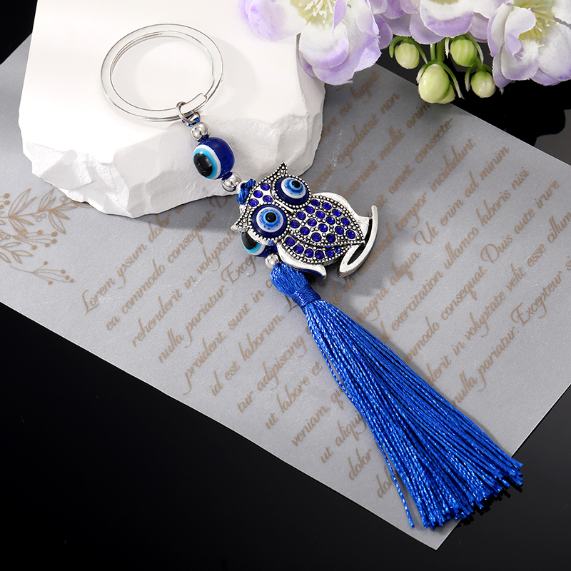 Zircon Turkish Blue Eye Owl An – Men Accessories Evil Eye Bewertung und Preis