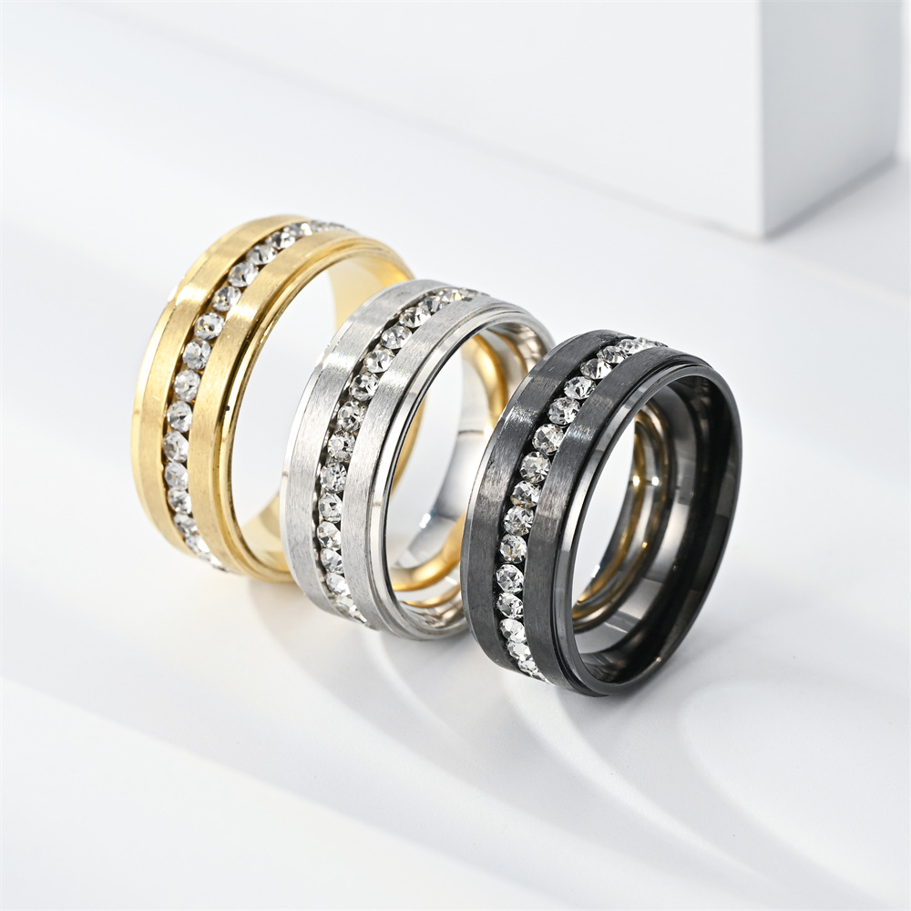 Stainless Steel Diamond Rings  – Men Accessories Ideas Bewertung und Preis