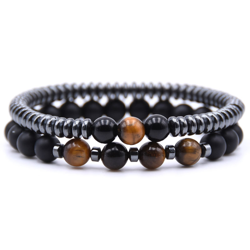 Stylish 2Pcs Men Bracelet Set  – Men'S Yoga Accessories Bewertung und Preis