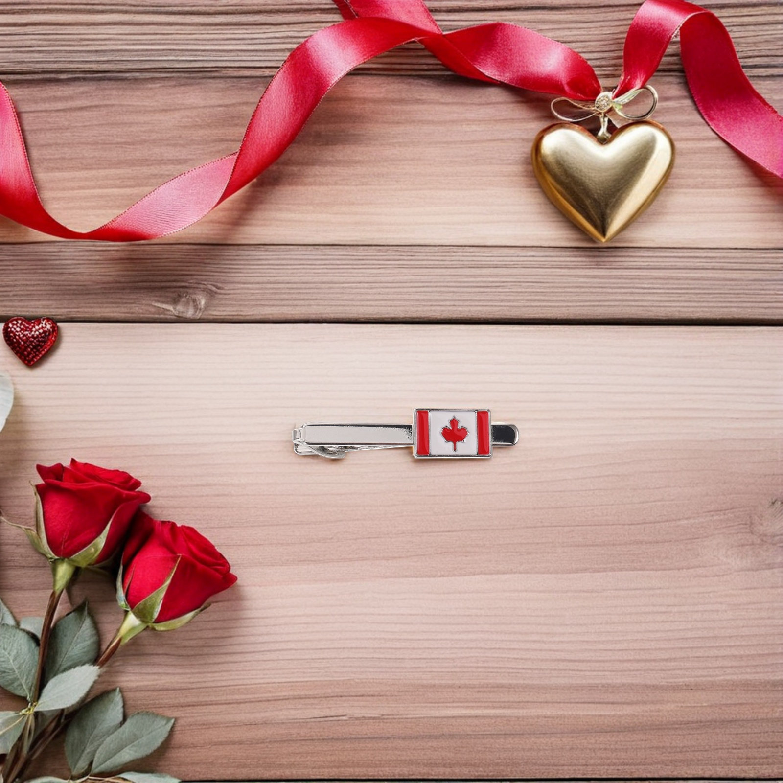Canada Flag Tie Clip Men Metal – Men'S Accessories Canada Bewertung und Preis