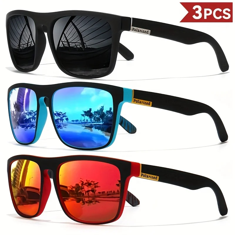 1/3PCS Classic Polarized Squar – Sunglasses Polarized Men Bewertung und Preis