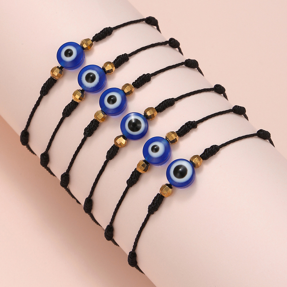 6Pcs Blue Evil Eye Bracelets S – Men Accessories Evil Eye Bewertung und Preis