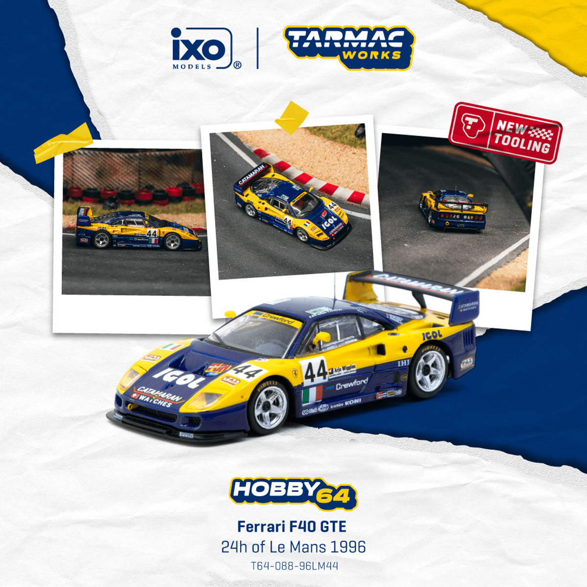 In Stock TW 1:64 Ferrari F40 G – Men Accessories Collection Bewertung und Preis