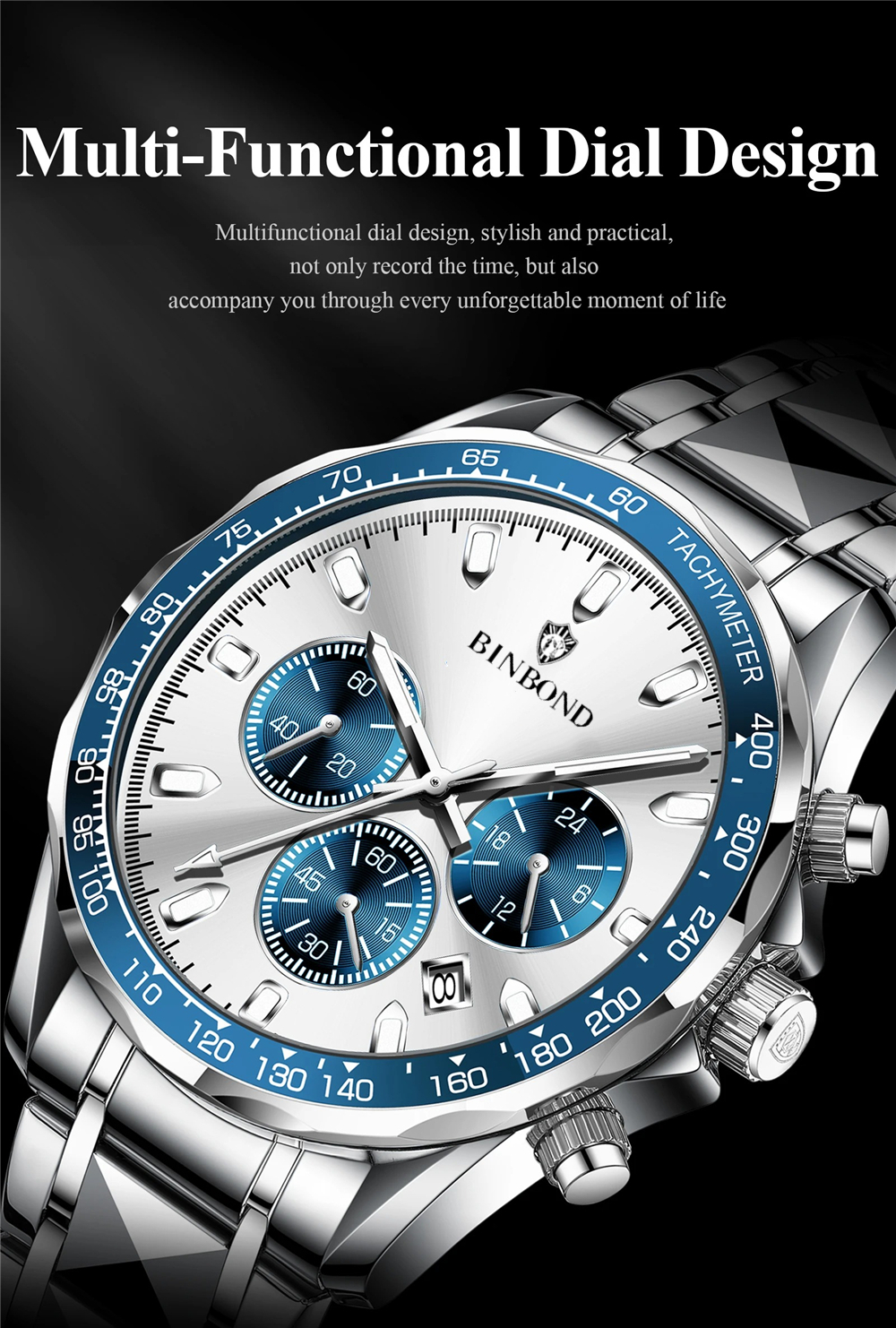 Sports New Men Chornograph Wat – Men'S Accessories Luxury Brands Bewertung und Preis