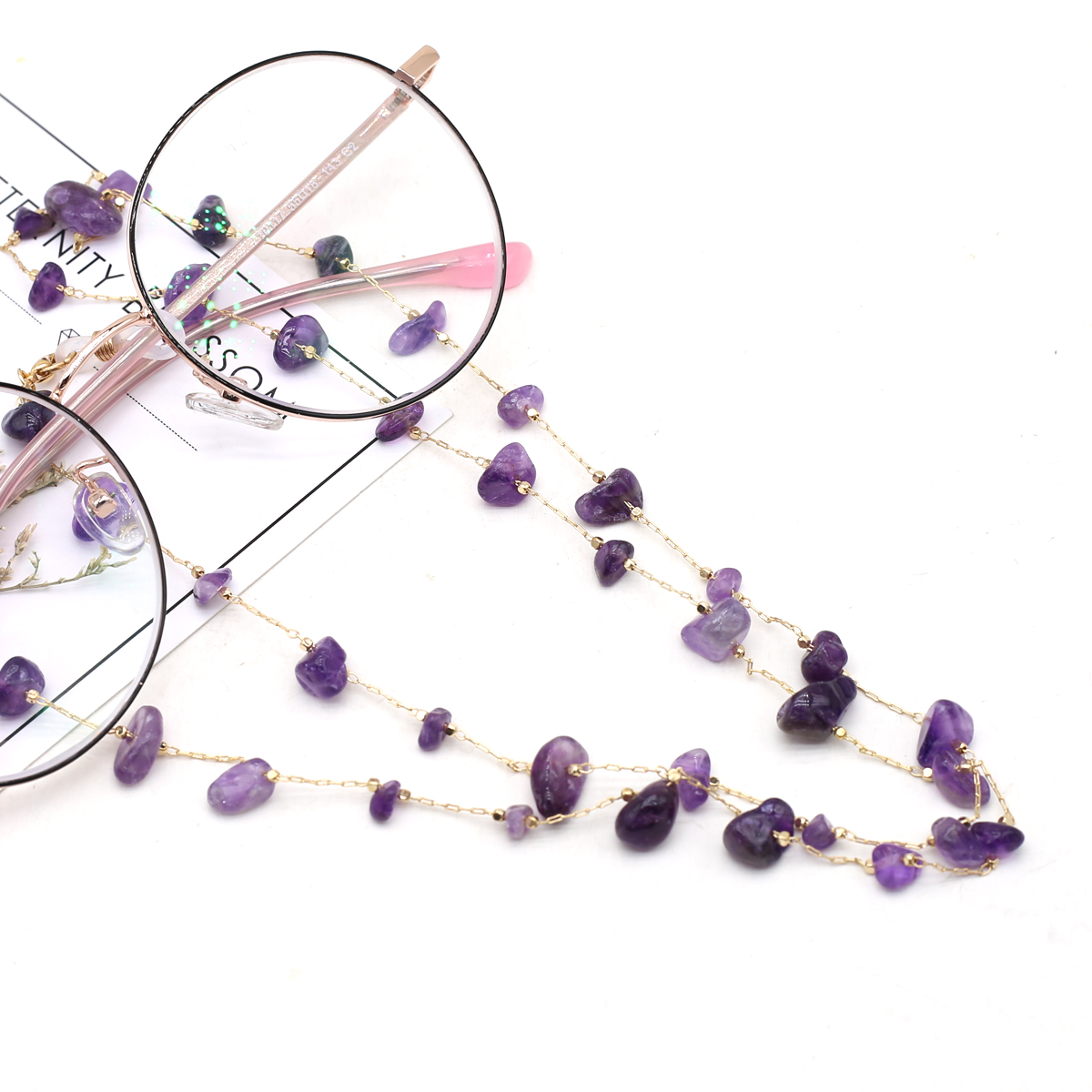 Natural Amethyst Stone Beaded  – Men Accessories All Bewertung und Preis