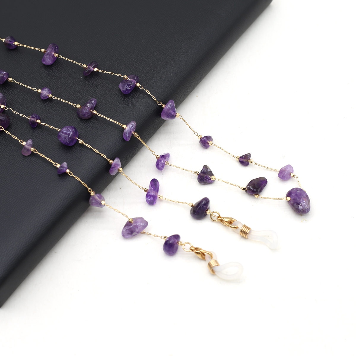 Natural Amethyst Stone Beaded  – Men Accessories All Bewertung und Preis