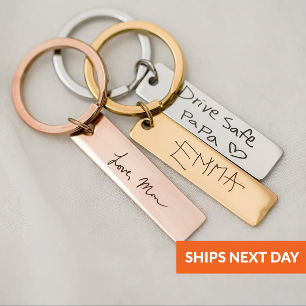 Actual handwritten key chain,  – Men Accessories Ideas Bewertung und Preis