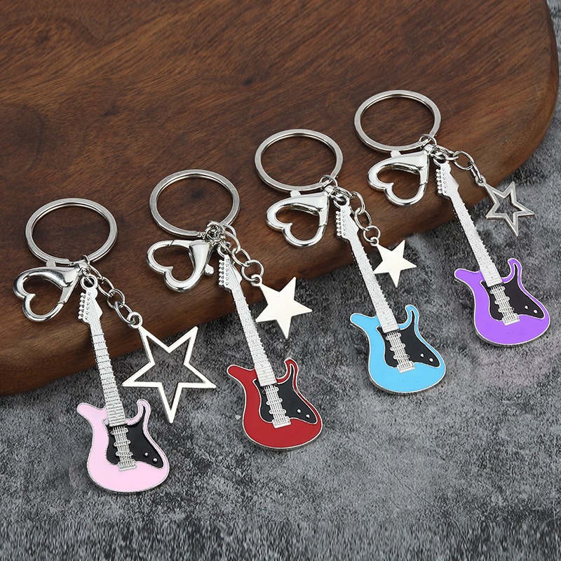 Guitar Love Heart Key Chain fo – Men Accessories All Bewertung und Preis