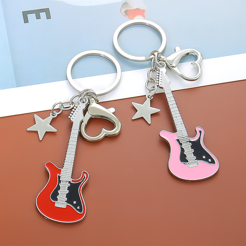 Guitar Love Heart Key Chain fo – Men Accessories All Bewertung und Preis