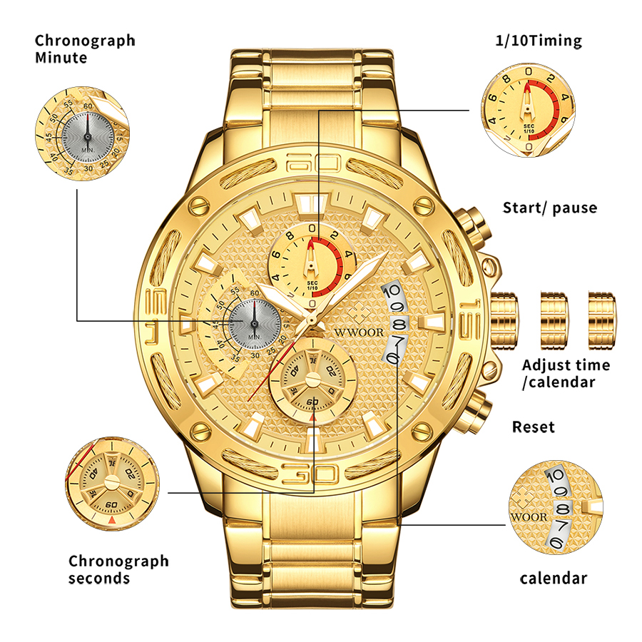 Fashion Men Watches Wwoor Top  – Men'S Accessories Luxury Brands Bewertung und Preis