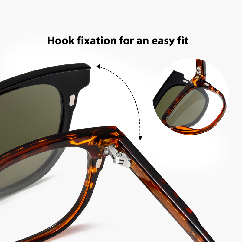 Fashion Sunglasses Man Clip On – Sunglasses Polarized Men Bewertung und Preis