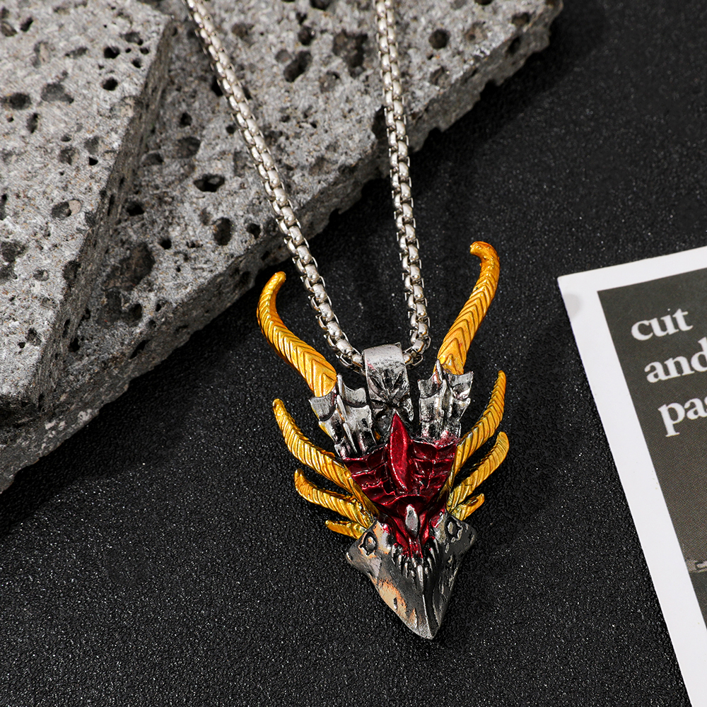 Retro Hip-Hop Evil Dragon Head – Men'S Accessories Fashion Bewertung und Preis
