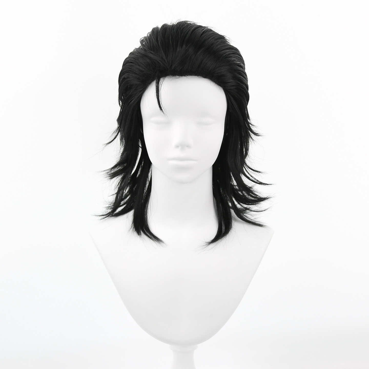 Men Black Synthetic Hair Mulle – Men'S Accessories In The 80S Bewertung und Preis