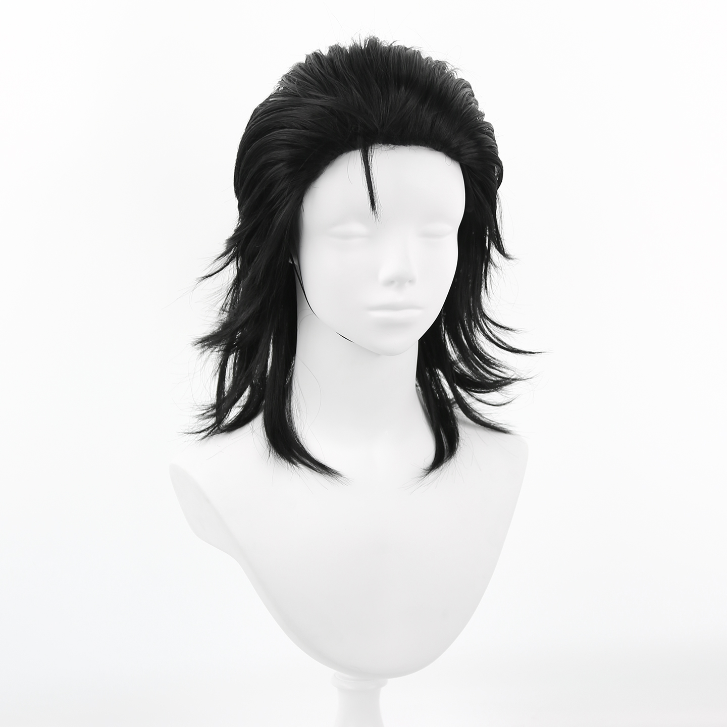 Men Black Synthetic Hair Mulle – Men'S Accessories In The 80S Bewertung und Preis