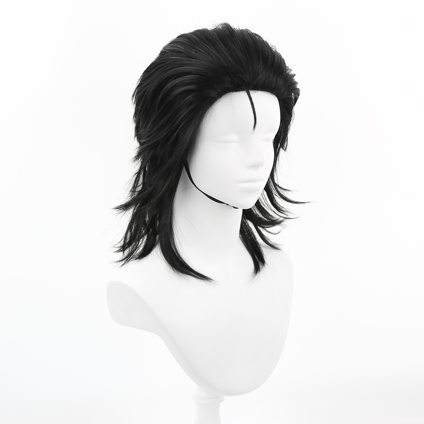 Men Black Synthetic Hair Mulle – Men'S Accessories In The 80S Bewertung und Preis