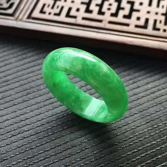 Natural Green Jade Ring Jadeit – Men Accessories Hand Bewertung und Preis