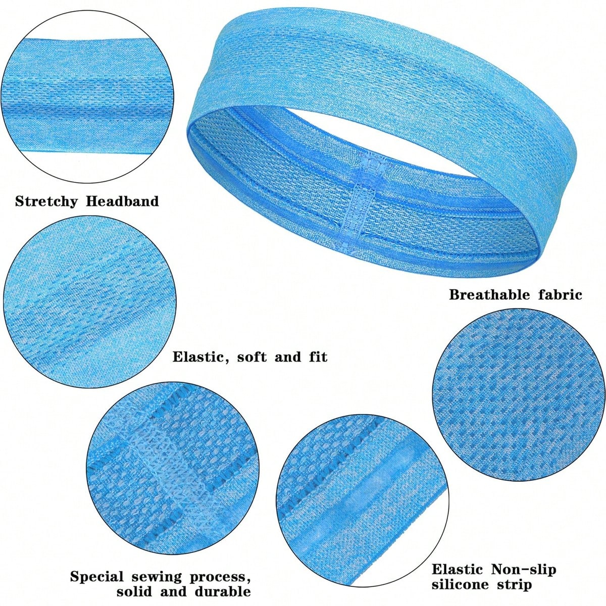 Sweatbands Non Slip Headbands  – Men'S Yoga Accessories Bewertung und Preis