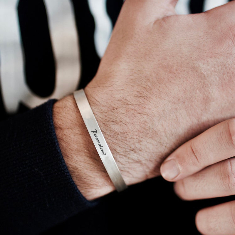 4MM To 8MM Free Engraving Cuff – Men Accessories All Bewertung und Preis