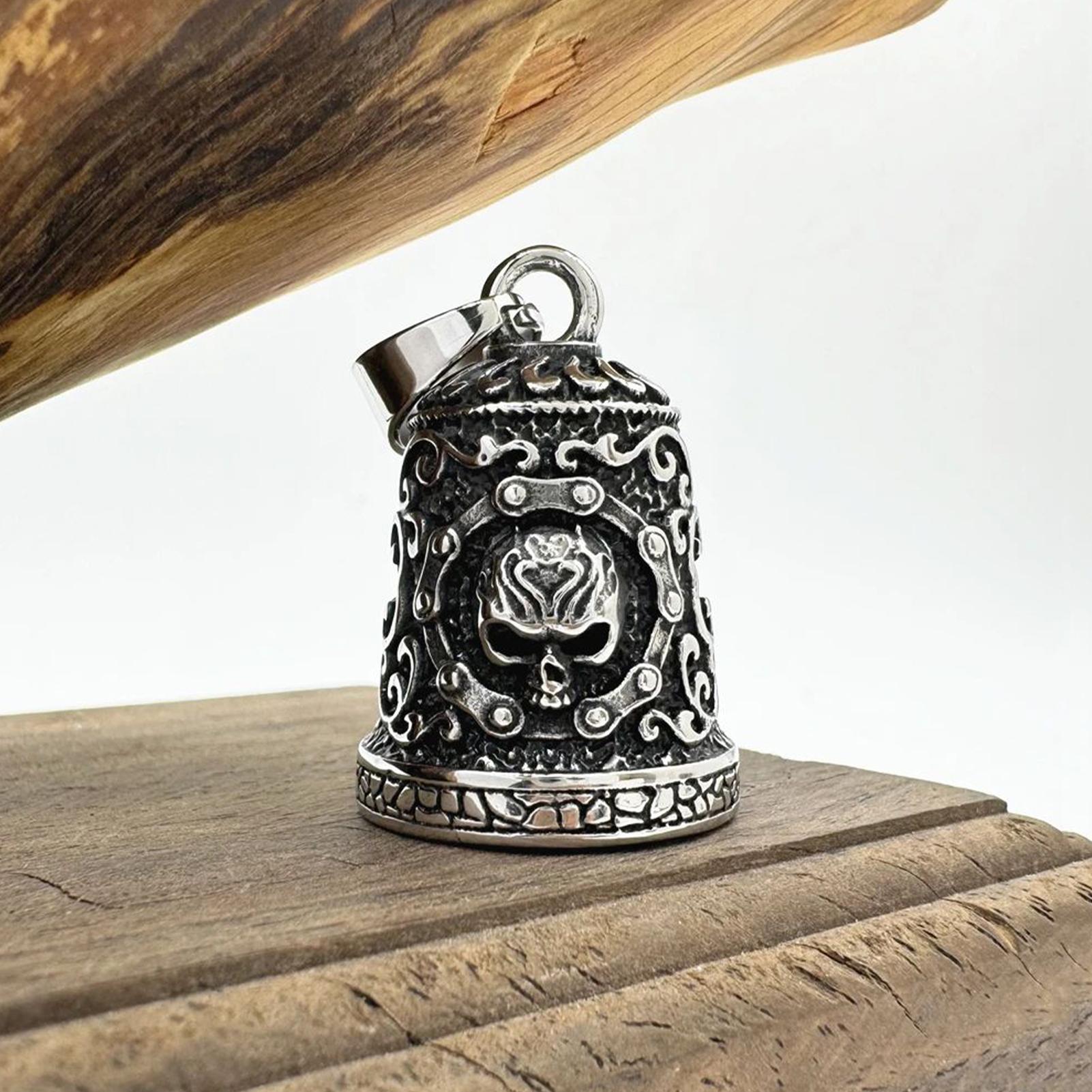 Skull Bell Charm Motorcycle Be – Men Accessories Hand Bewertung und Preis