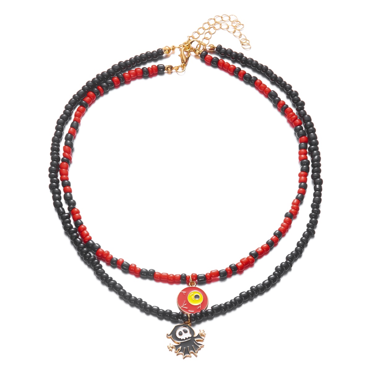 Double Layer Evil Eye Pendant  – Men Accessories Evil Eye Bewertung und Preis
