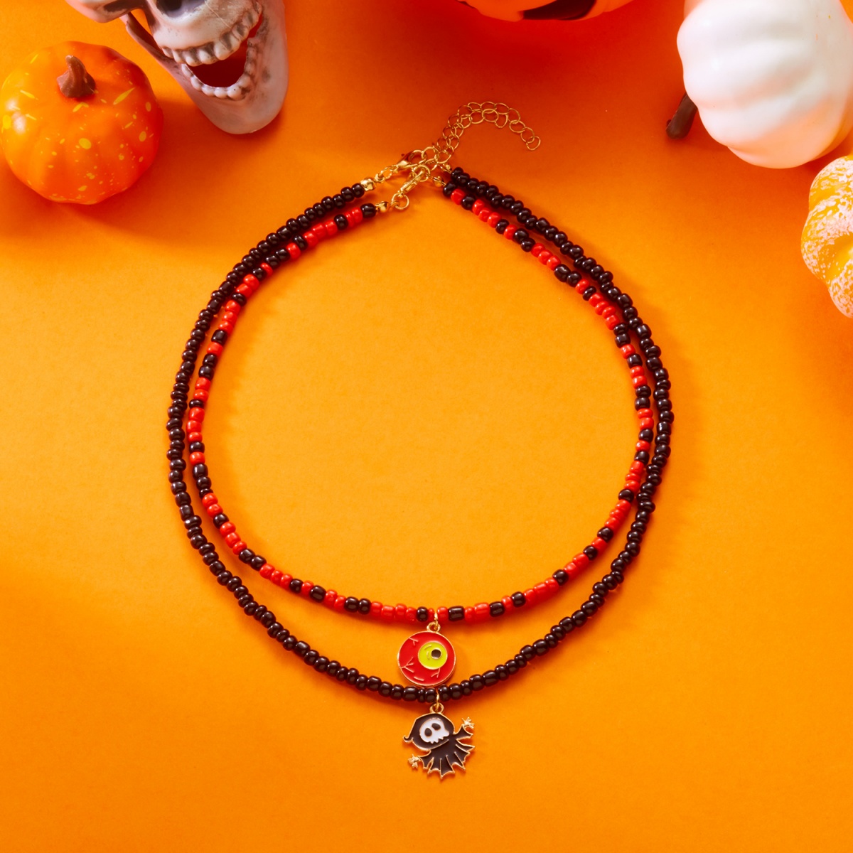 Double Layer Evil Eye Pendant  – Men Accessories Evil Eye Bewertung und Preis