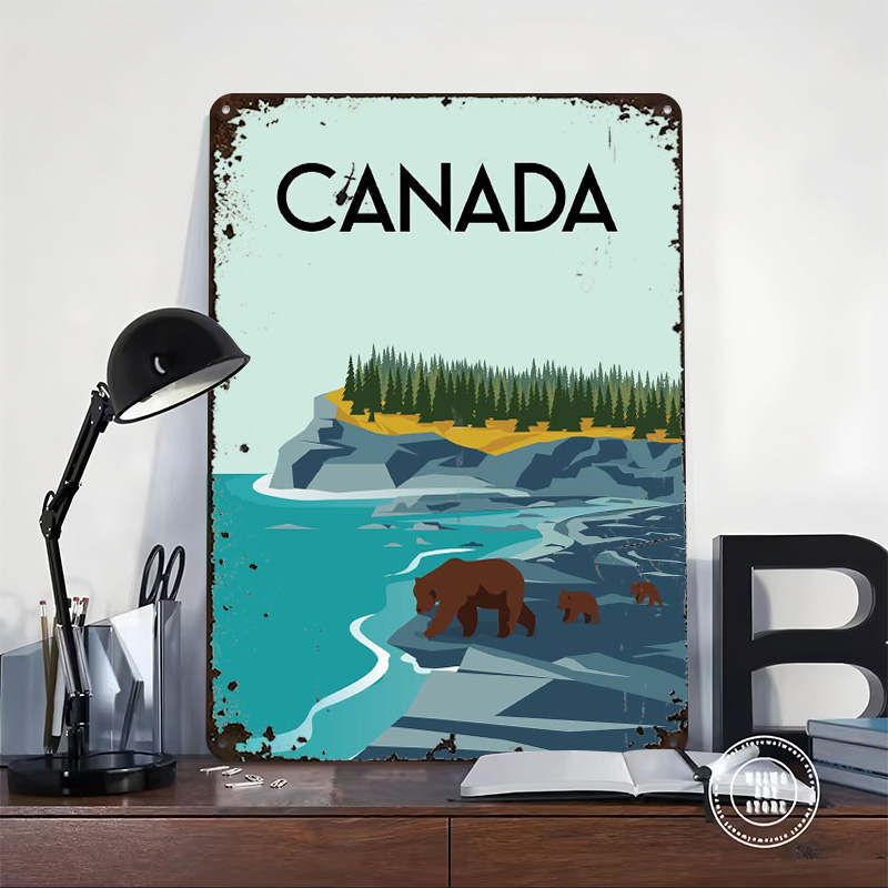 Canada Travel Poster Customize – Men'S Accessories Canada Bewertung und Preis