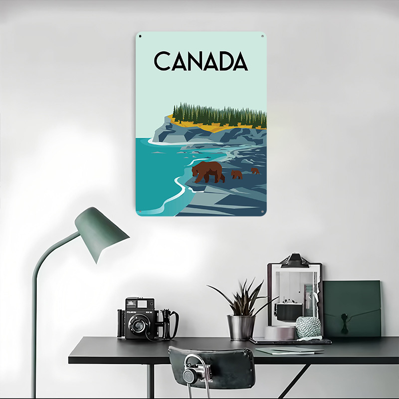 Canada Travel Poster Customize – Men'S Accessories Canada Bewertung und Preis