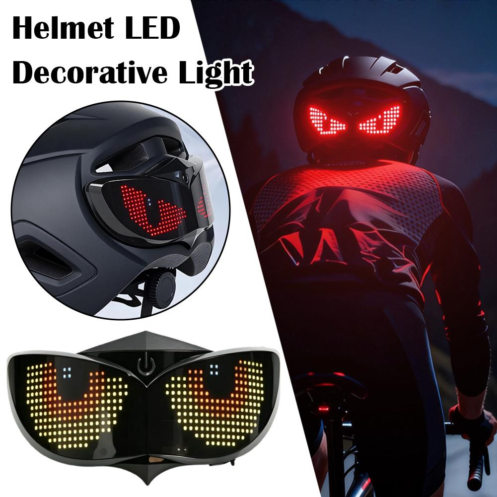 Helmet LED Display Tail Light, – Men Accessories App Bewertung und Preis