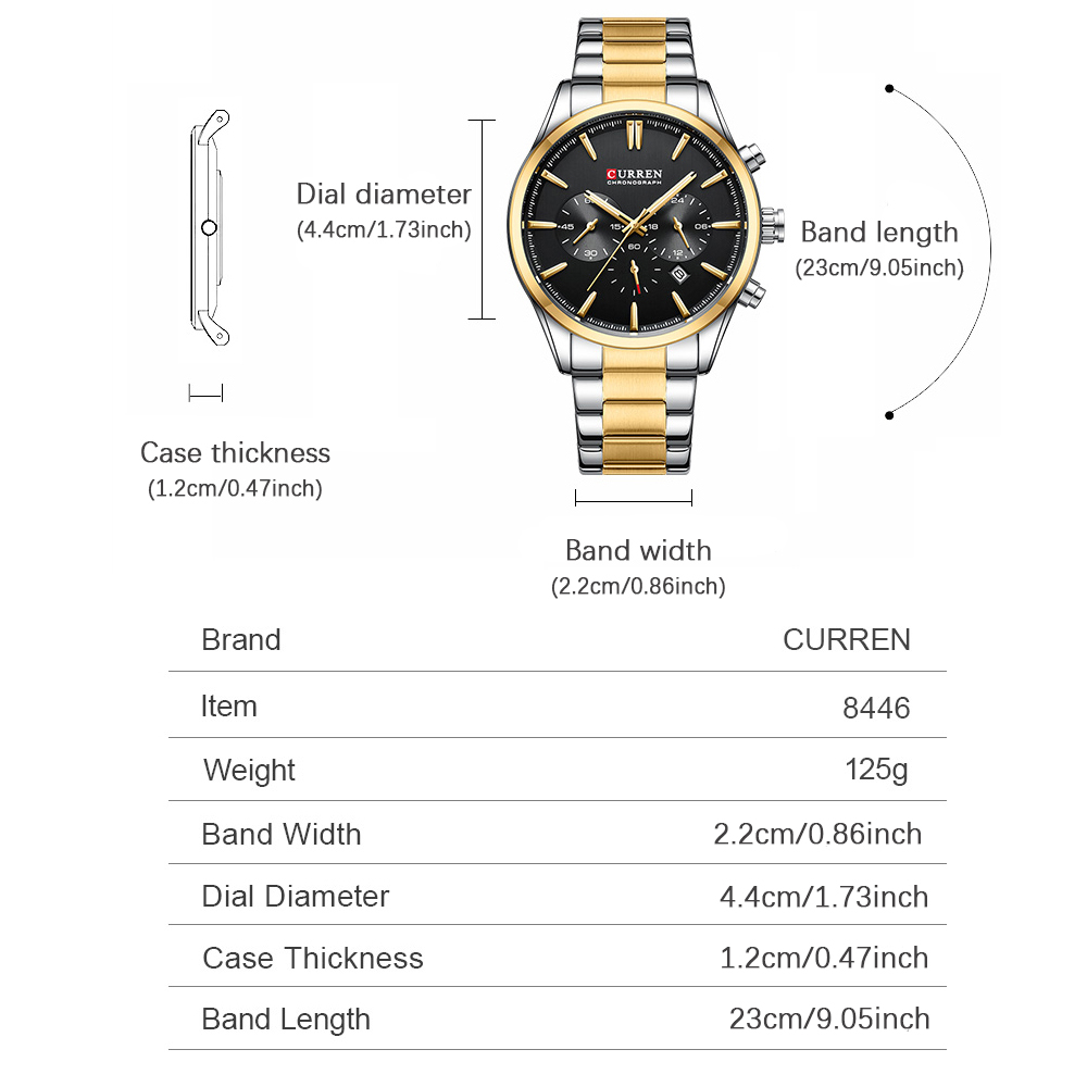 CURREN Casual Quartz Chrono Sp – Men'S Accessories Fashion Bewertung und Preis