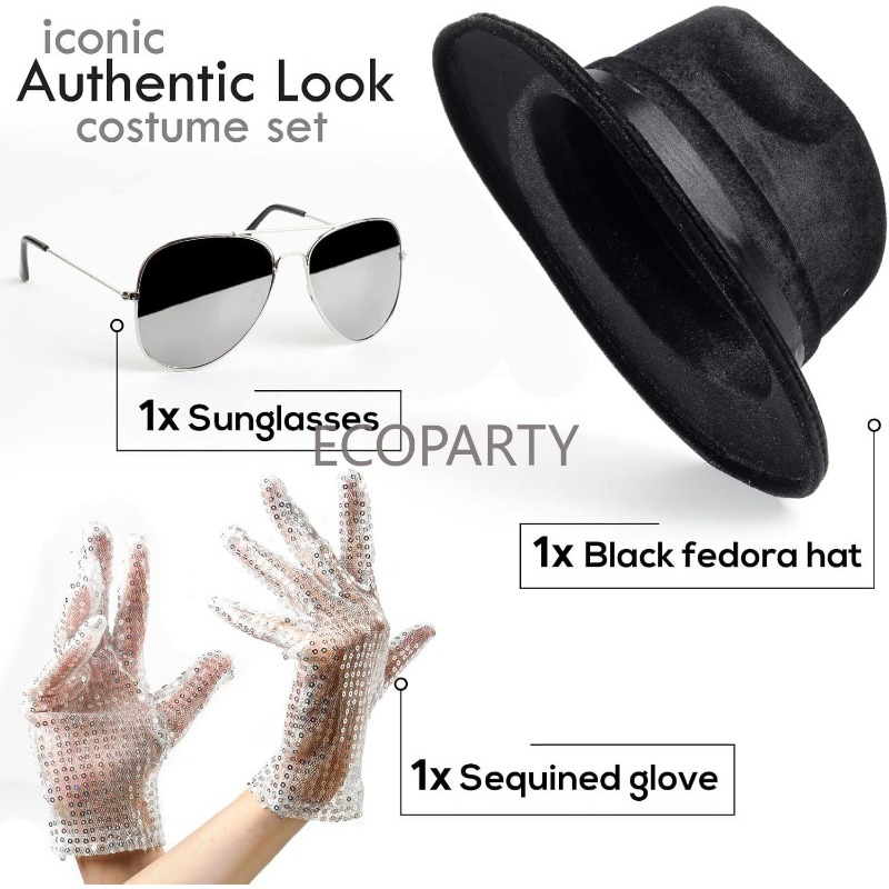 Pop King Jackson Costume Acces – Men'S Accessories In The 80S Bewertung und Preis