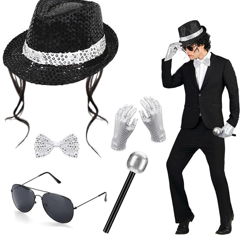 Michael Jackson Cosplay Access – Men'S Accessories In The 80S Bewertung und Preis