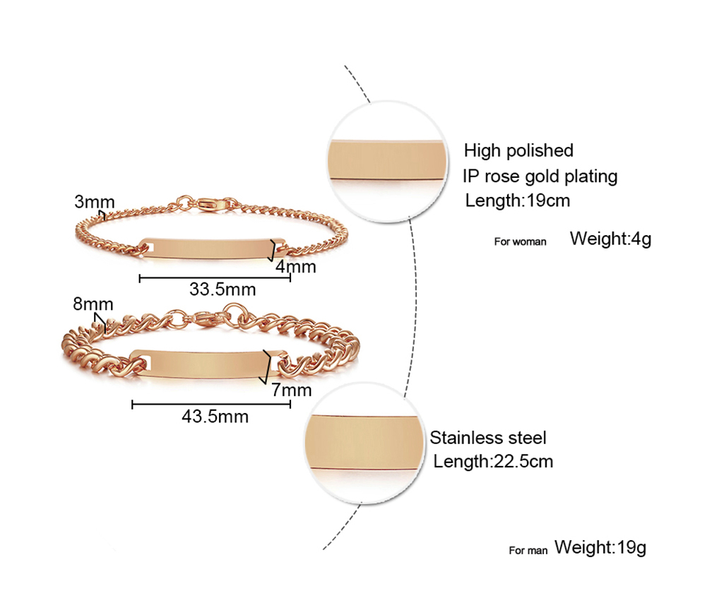 Plate Id Tag Bar Bracelet Cuba – Men Accessories All Bewertung und Preis