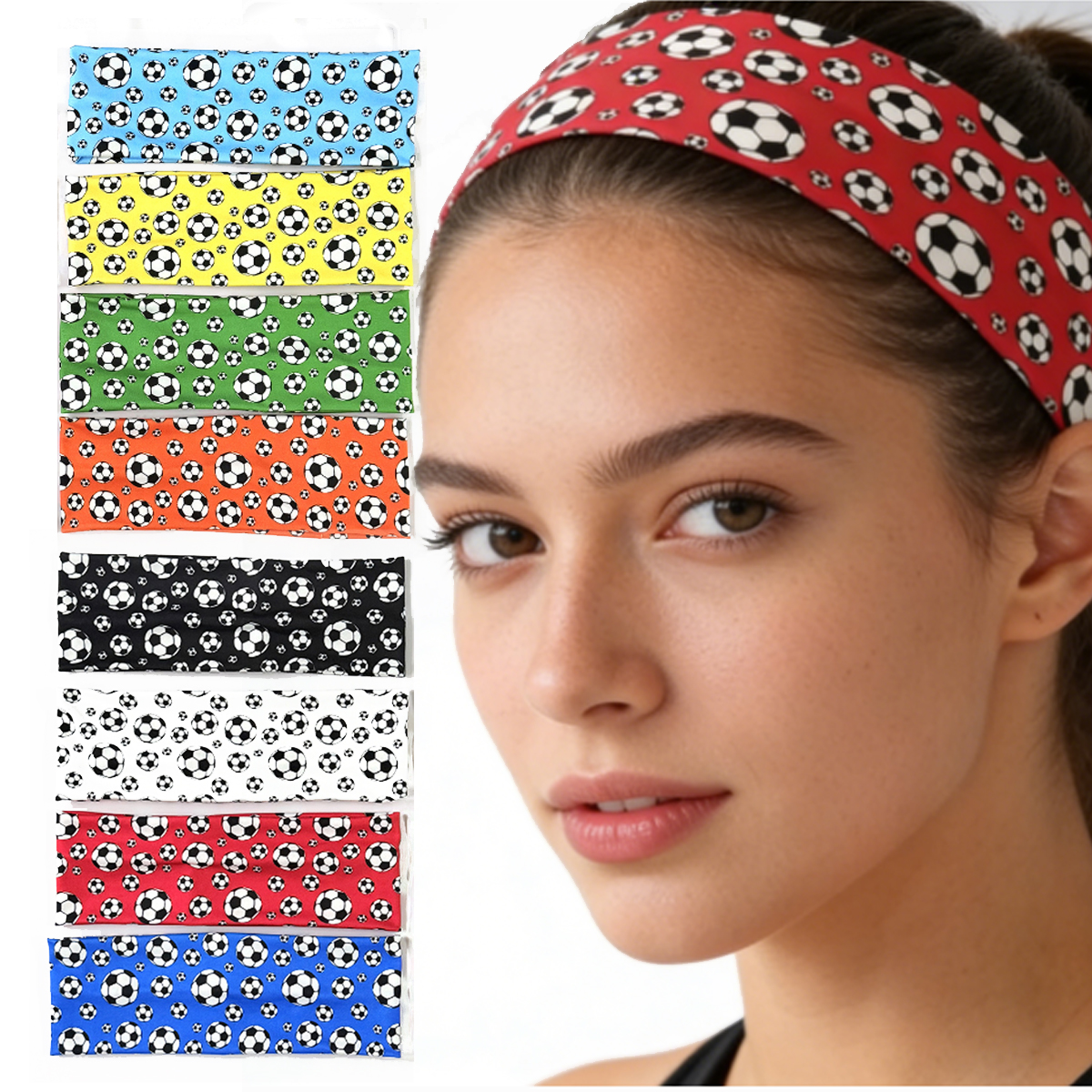 Soccer Print Sports Headband,  – Men'S Yoga Accessories Bewertung und Preis