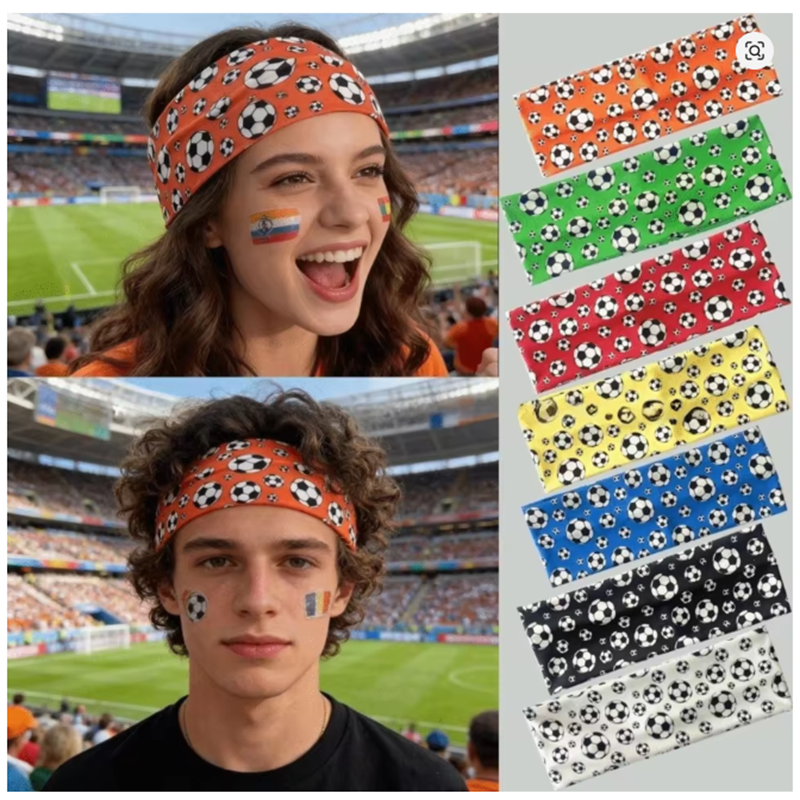 Soccer Print Sports Headband,  – Men'S Yoga Accessories Bewertung und Preis