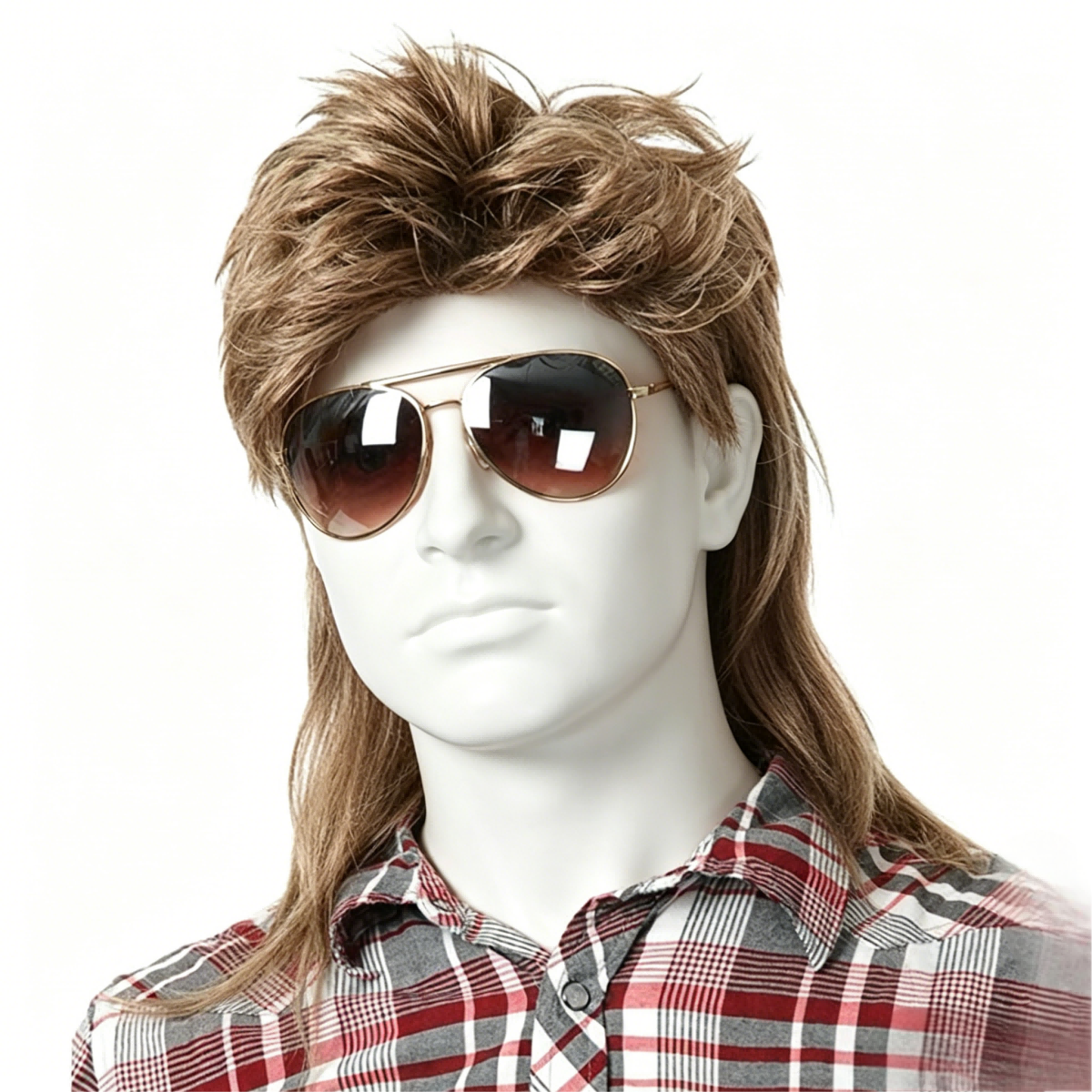 Retro Style Men Mullet Wig Cla – Men Accessories All Bewertung und Preis