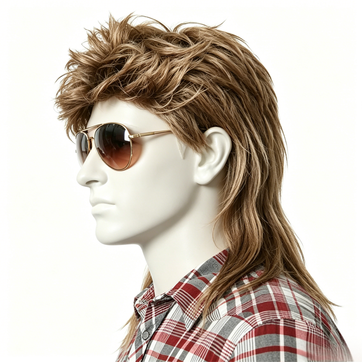 Retro Style Men Mullet Wig Cla – Men Accessories All Bewertung und Preis