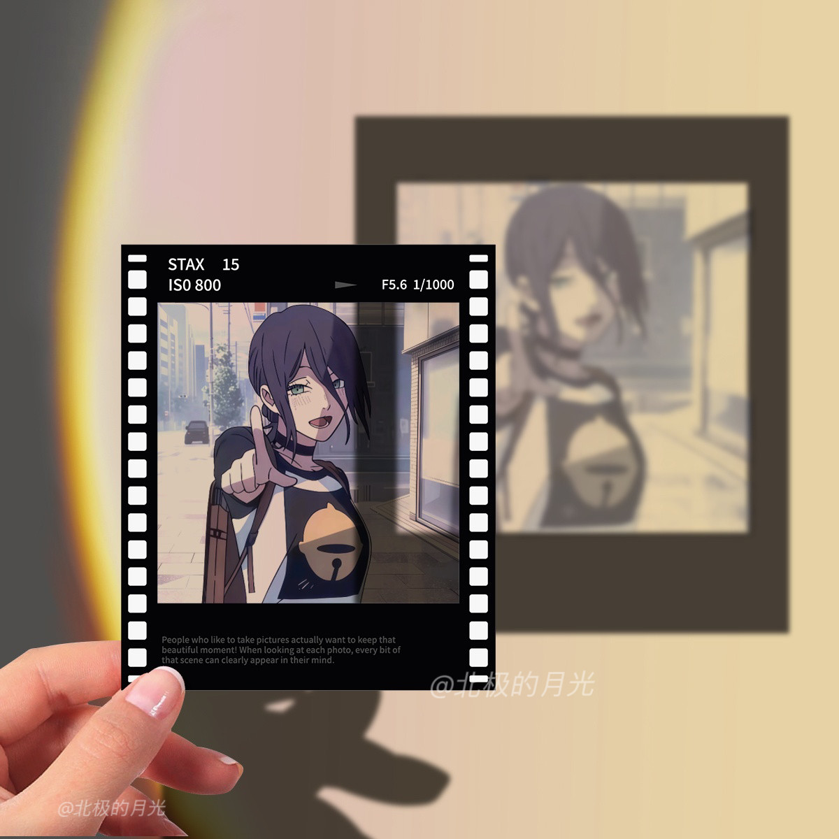Chainsaw Man Reze Arc Polaroid – Men Accessories Collection Bewertung und Preis