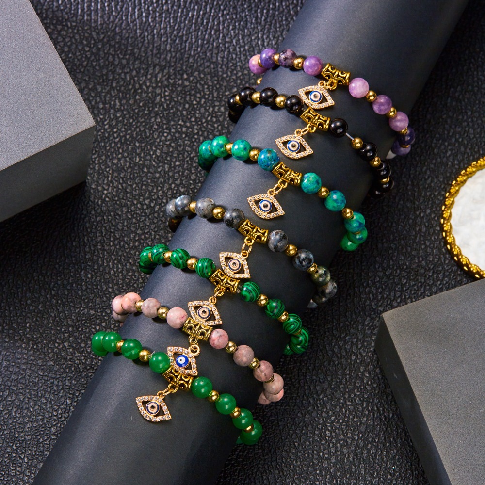 Natural Stone Evil Eye Bracele – Men Accessories Evil Eye Bewertung und Preis